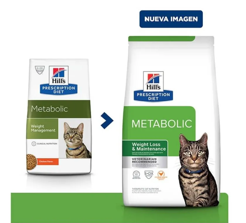 Hills Alimentación Medicada | Control Peso^Metabolic Felino 3.8kg