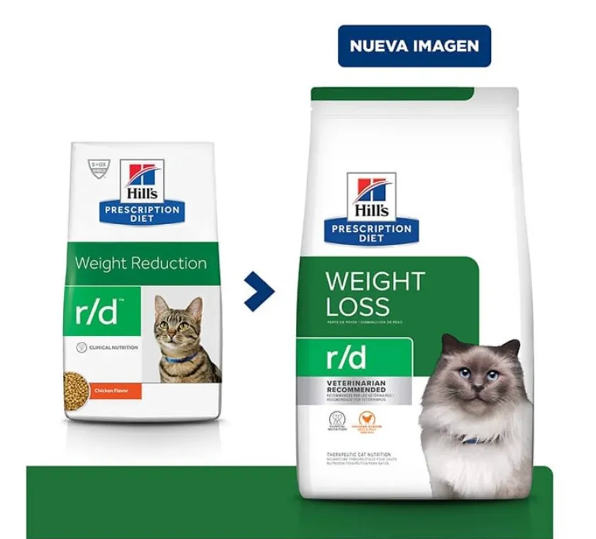 Hills Alimentación Medicada | Control Peso^r/d Felino Weight Loss 1.8kg