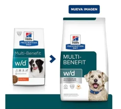 Hills Alimentación Medicada^w/d Canino Cuidado Digestivo, Diabetes, Manejo de Peso 1.5kg