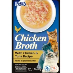 Inaba Húmedos^Churu Broth Pouch Gatos Sabor Pollo y Atún 50gr