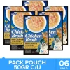 Inaba Húmedos^Churu Broth Pouch Gatos Sabor Pollo y Atún 50gr Pack 6 unidades