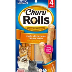 Inaba Naturales | Galletas^Churu Cat Rolls Chicken 40gr