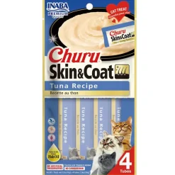 Inaba Húmedos^Churu Cat Skin Coat Atún 56gr