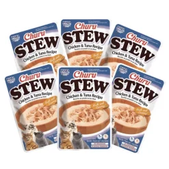 Inaba Húmedos^Churu Cat Stew Chicken Tuna 40gr PACK 6 Unidades