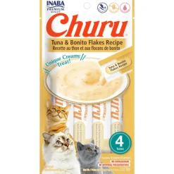 Inaba Húmedos | Control Peso^Ciao Churu Atún Con Hojuelas de Bonito (56gr)
