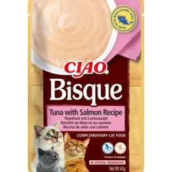 Inaba Galletas^Ciao Churu Cat Bisque Tuna Salmon 40gr
