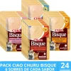 Inaba Húmedos^Ciao Churu Cat Bisque Pack Degustacion 24 unidades