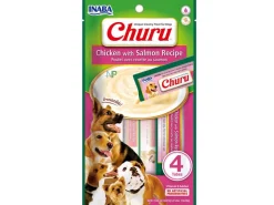 Inaba Húmedos^Ciao Churu Dog Pollo con Salmón (56gr)