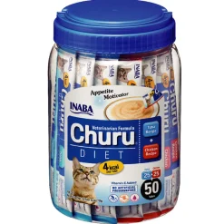 Inaba Húmedos | Galletas^Ciao Churu frasco Diet Atun y Pollo 50 tubos 700gr