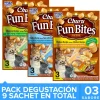 Inaba Galletas^Ciao Churu Fun Bites Mix Degustacion con 3 unidades (9 sachet)