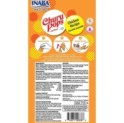 Inaba Galletas^Ciao Churu Pops Pollo 4 tubitos 60gr