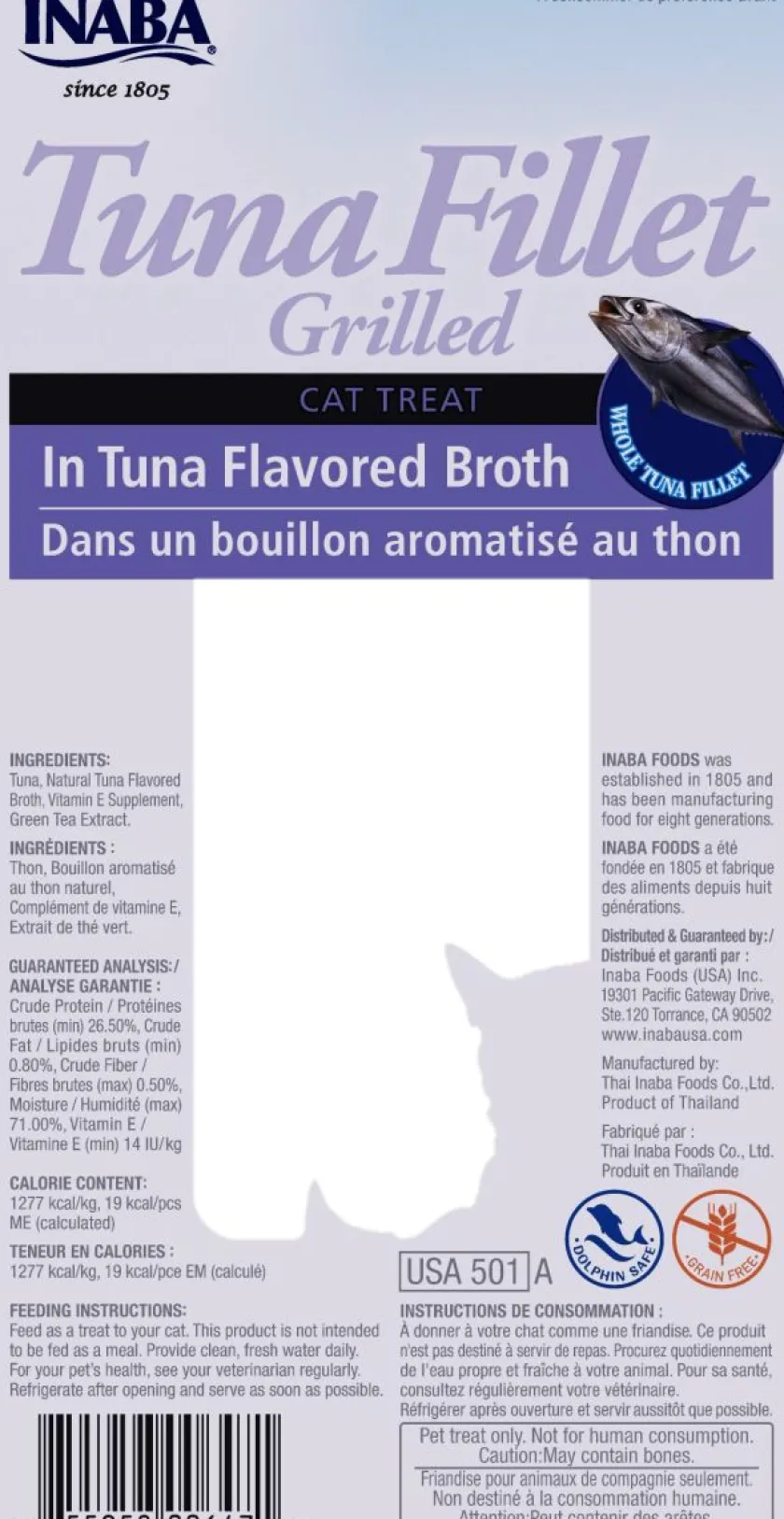 Inaba Naturales^Ciao Filete Grillado Atún 15gr