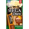 Inaba Húmedos | Senior (+7 Años)^Mega Churu Pollo/Zapallo Perros (3TBS) 144gr