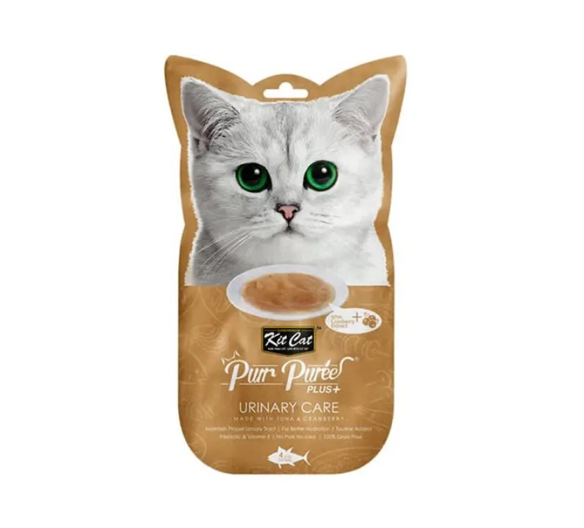 KIT CAT Galletas^Plus+ Tuna & Cramberry (Urinary Care) 4 x15gr