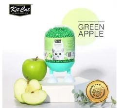 KIT CAT Arenas^Sprinkles Perlas Perfumadas para arena de gato Aroma Manzana 240gr