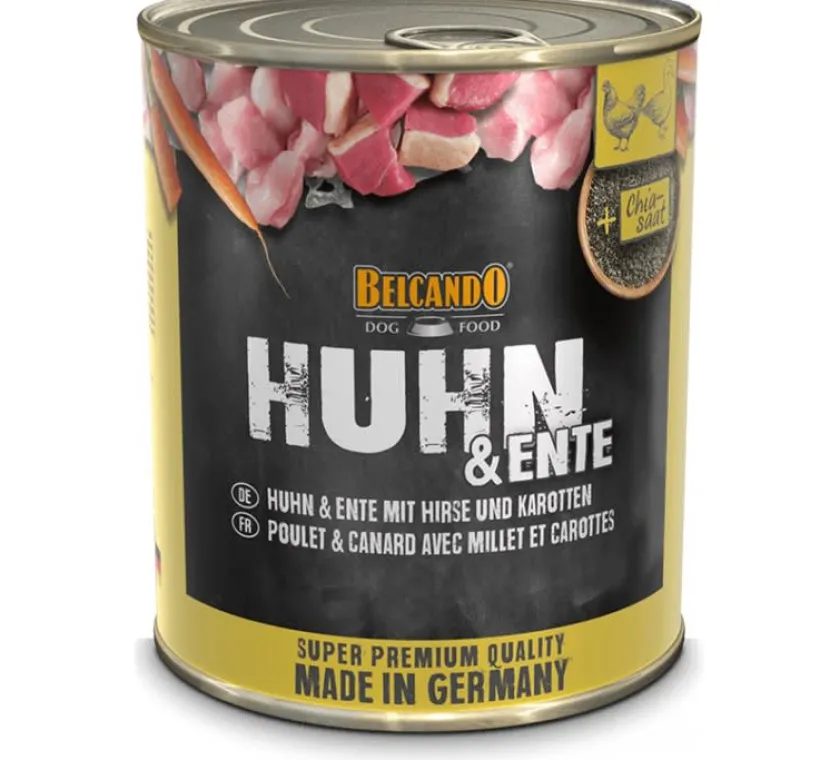 Belcando Húmedos^Lata Huhn Chicken (Pollo, Pato y Zanahoria) 800GR
