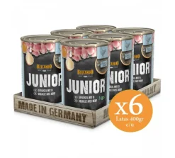 Belcando Húmedos^Lata Junior (Ave y Huevo) 400gr x 6 un