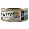 Bravery Húmedos^Lata Alimento Húmedo Natural para Gato Adulto Esterilizado Receta Merluza 70 g
