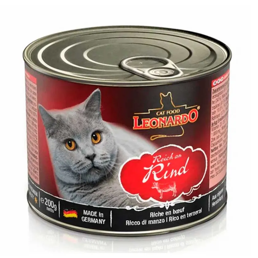 Leonardo Húmedos^Lata Quality Selection Rind (Ternera) 200gr