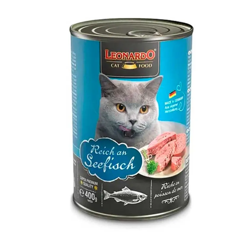 Leonardo Húmedos | Galletas^Lata Quality Selection Seefish (Pescado) 400gr
