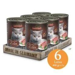 Leonardo Húmedos^Lata Quality Selection Leber (Hígado) 400gr x 6 Unidades