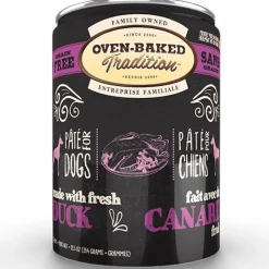 Oven Baked Húmedos^Lata Perro Paté Pato 354gr