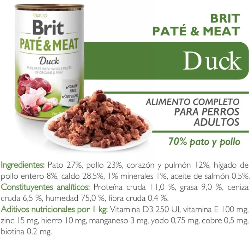 Brit Care Húmedos | Naturales^Latas Mix Degustación para Perros Adultos 400gr x 6 Unidades