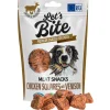 Brit Care Galletas Y Snacks | Adultos (1 A 7 Años)^Let’s Bite Meat Snacks Chicken Squares With Venison 80grs
