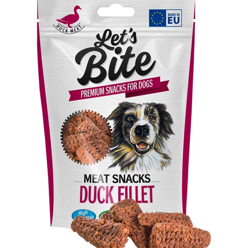 Brit Care Masticables | Galletas Y Snacks^Lets Bite Meat Snacks Duck Fillets 80 gr