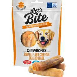 Brit Care Masticables | Galletas Y Snacks^Let’s Bite Snack Chewbones Raw Hide And Cod Fish Skin Roulade 150 gr