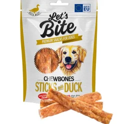 Brit Care Galletas Y Snacks^Let’s Bite Snack Chewbones Sticks with Duck 120gr