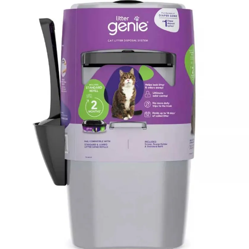 Litter Genie Areneros | Baños Sanitarios (areneros)^Pail Design Plus Basurero para arena sanitaria