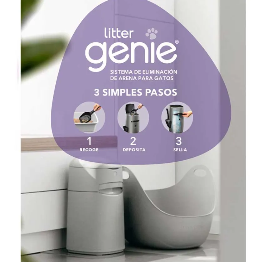 Litter Genie Areneros | Baños Sanitarios (areneros)^Pail Design Plus Basurero para arena sanitaria