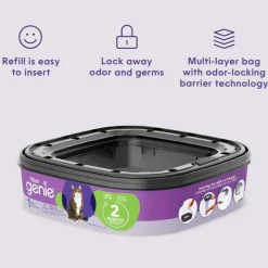 Litter Genie Areneros | Baños Sanitarios (areneros)^Repuesto bolsa para basurero