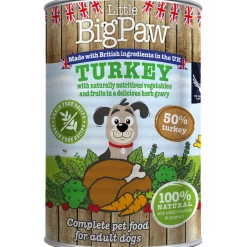 Húmedos^Little Big Paw Snack para Perros Sabor Pavo 390gr