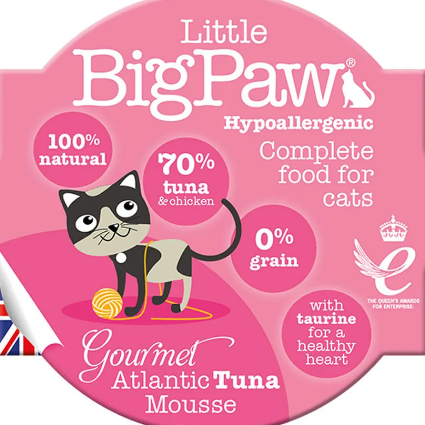 Purina - Gati Húmedos^Little Big Paw Snack para Gatos Sabor Atún Atlantico 85gr