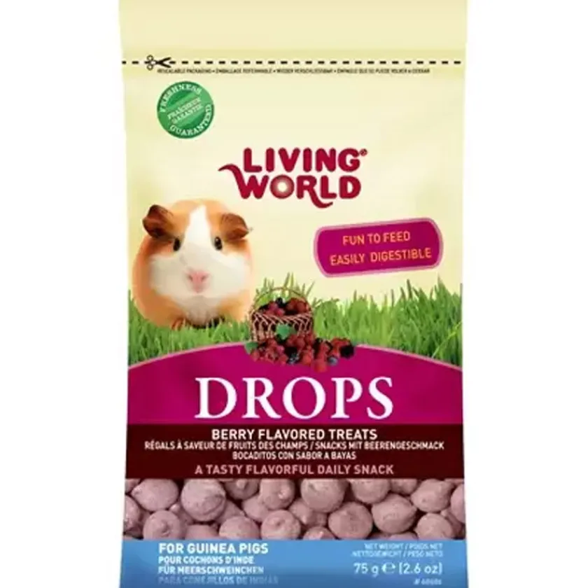 Living World Cobayos / Cuys^Cuy Drops Mora 75gr