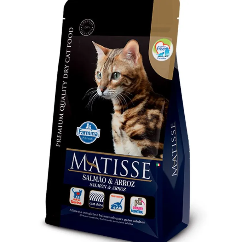 Matisse Adultos (1 A 7 Años)^Gatos Adultos Salmón y Arroz 7.5kg