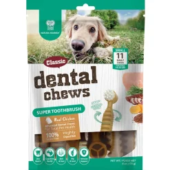 Natura Nourish Cuidado Dental | Dentales^Dental Chews Super Toothbrush Pollo 170gr