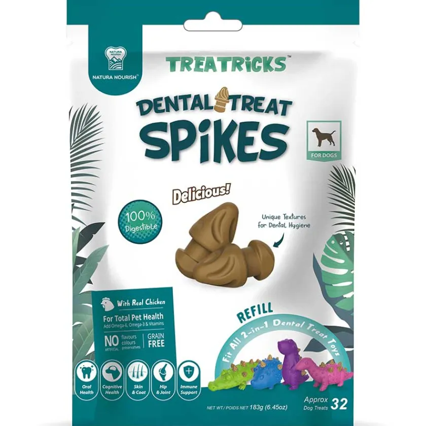 Natura Nourish Dentales^Snack Dental Treat Spikes Repuesto 183gr