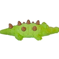 Natura Nourish Juguetes | Dentales^Treatricks Treat Cocodrilo Juguete con premios sabor pollo para perros