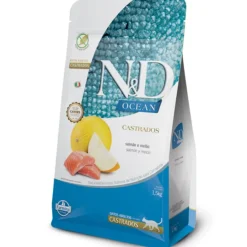 Nu0026D Castrados^Natural And Delicious Ocean Felino Castrado Sabor Salmón 1.5kg