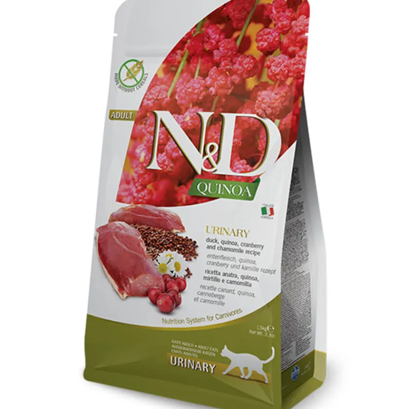Nu0026D Adultos (1 A 7 Años)^Natural and Delicious Quinoa Feline Urinary Pato 7.5kg