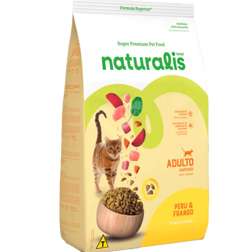 Naturalis Castrados | Adultos (1 A 7 Años)^Gato Adulto Castrado Pollo y Pavo 1,5 kg