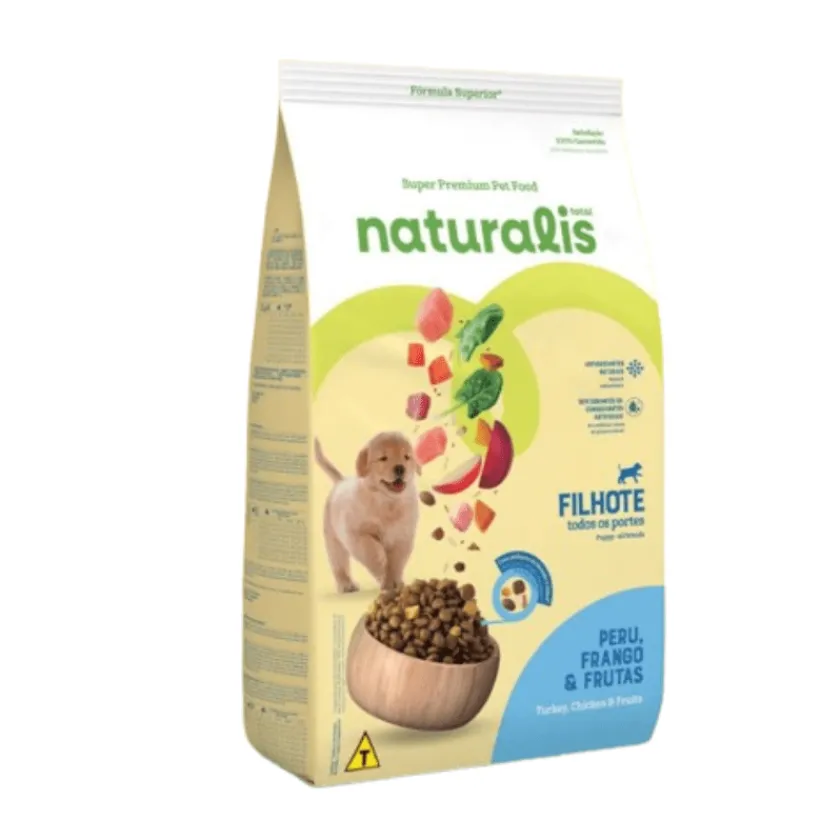 Naturalis Cachorros (0 A 12 Meses)^Perro Cachorro Pollo, Pavo y Frutas 2,5kg
