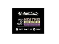 Naturalistic Masticables^Dog Premium Meat Mix Chicken with Goji Berry & Duck with Cranberry 100gr