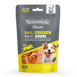 Naturalistic Naturales^Dog Snack Chicken Sushi 100gr