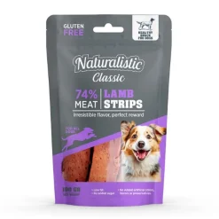 Naturalistic Naturales^Dog Snack Lamb Strip 100gr
