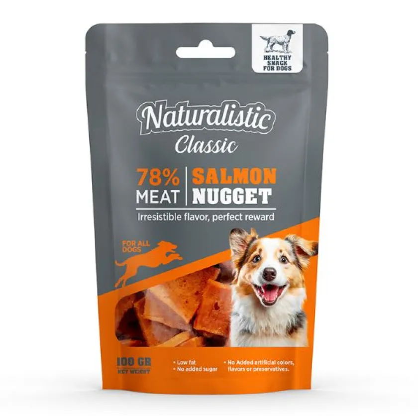 Naturalistic Naturales^Dog Snack Salmón Nuggets 100gr