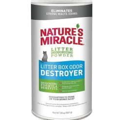 Nature´s Miracle Areneros | Baños Sanitarios (areneros)^Natures Miracle Litter Box Odor Destroyer 567gr